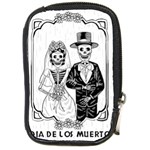 Day Of The Dead Wedding Compact Camera Leather Case