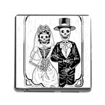 Day Of The Dead Wedding Memory Card Reader (Square 5 Slot)