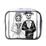 Day Of The Dead Wedding Mini Toiletries Bag (One Side)