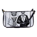 Day Of The Dead Wedding Shoulder Clutch Bag