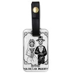 Day Of The Dead Wedding Luggage Tag (one side)