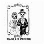 Day Of The Dead Wedding Large Garden Flag (Two Sides)