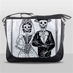 Day Of The Dead Wedding Messenger Bag