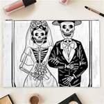 Day Of The Dead Wedding Cosmetic Bag (XXL)