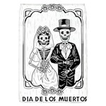 Day Of The Dead Wedding Removable Flap Cover (L)