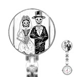 Day Of The Dead Wedding Stainless Steel Nurses Watch