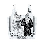 Day Of The Dead Wedding Full Print Recycle Bag (M)