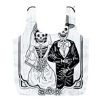 Day Of The Dead Wedding Full Print Recycle Bag (L)