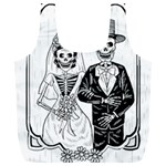 Day Of The Dead Wedding Full Print Recycle Bag (XL)