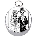 Day Of The Dead Wedding Silver Compass