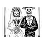 Day Of The Dead Wedding Double Sided Flano Blanket (Mini)