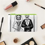 Day Of The Dead Wedding Cosmetic Bag (XS)