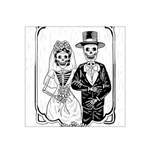 Day Of The Dead Wedding Satin Bandana Scarf