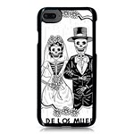 Day Of The Dead Wedding Apple iPhone 8 Seamless Case (Black)