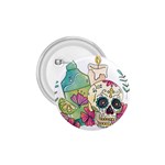 Tequila Sugar Skull 1.75  Button