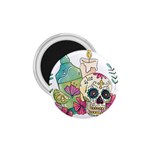 Tequila Sugar Skull 1.75  Magnet