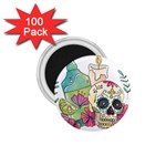 Tequila Sugar Skull 1.75  Magnet (100 pack) 