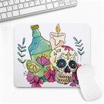 Tequila Sugar Skull Large Mousepad