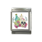 Tequila Sugar Skull Italian Charm (13mm)