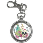 Tequila Sugar Skull Key Chain Watch