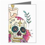 Tequila Sugar Skull Greeting Card