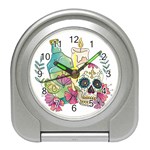 Tequila Sugar Skull Travel Alarm Clock