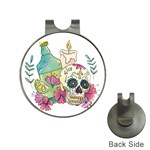 Tequila Sugar Skull Golf Ball Marker Hat Clip