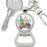 Tequila Sugar Skull Bottle Opener Key Chain