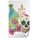 Tequila Sugar Skull Canvas 40  x 72 