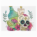 Tequila Sugar Skull Large Glasses Cloth