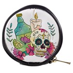 Tequila Sugar Skull Mini Makeup Bag