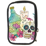 Tequila Sugar Skull Compact Camera Leather Case