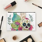 Tequila Sugar Skull Cosmetic Bag (Medium)