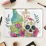 Tequila Sugar Skull Cosmetic Bag (XL)