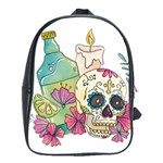 Tequila Sugar Skull School Bag (Large)