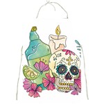 Tequila Sugar Skull Full Print Apron