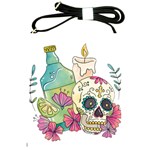 Tequila Sugar Skull Shoulder Sling Bag