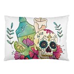 Tequila Sugar Skull Pillow Case (Two Sides)