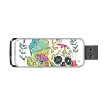 Tequila Sugar Skull Portable USB Flash (One Side)