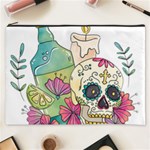 Tequila Sugar Skull Cosmetic Bag (XXXL)