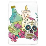 Tequila Sugar Skull Removable Flap Cover (L)