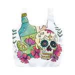 Tequila Sugar Skull Full Print Recycle Bag (M)