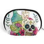 Tequila Sugar Skull Accessory Pouch (Medium)