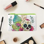 Tequila Sugar Skull Cosmetic Bag (XS)