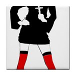 sexy nun halloween costume  Tile Coaster