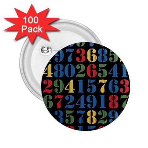 pop038a 2.25  Button (100 pack) from ArtsNow.com Front