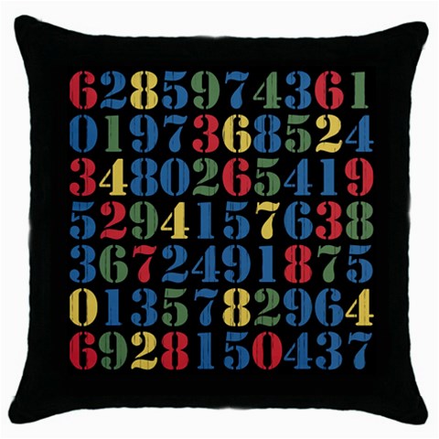 pop038a Throw Pillow Case (Black) from ArtsNow.com Front