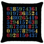 pop038a Throw Pillow Case (Black)