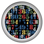 pop038a Wall Clock (Silver)