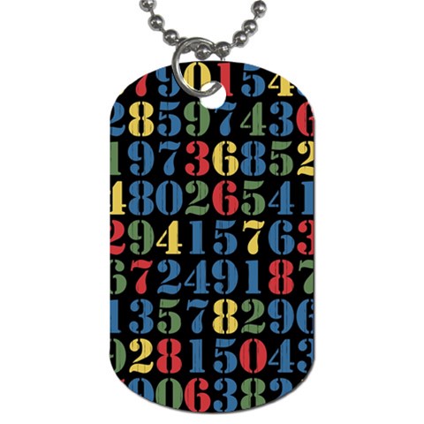 pop038a Dog Tag (One Side) from ArtsNow.com Front